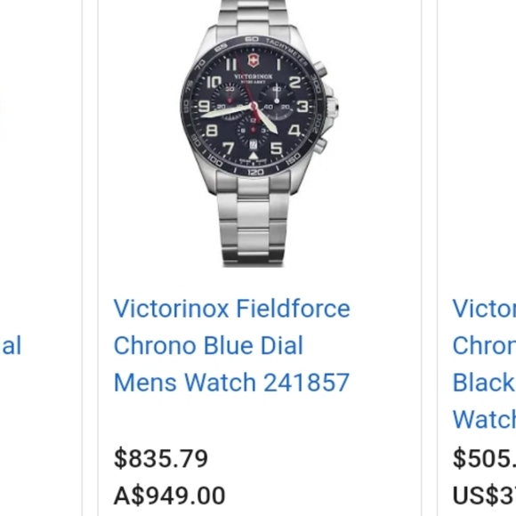 Swiss military watch sells for 500 used I have a strap link missing so half off - Picture 2 of 2